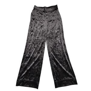 Halara Purple Velveteen Stretch Straight Leg Pants 4 Pocket NWOT M